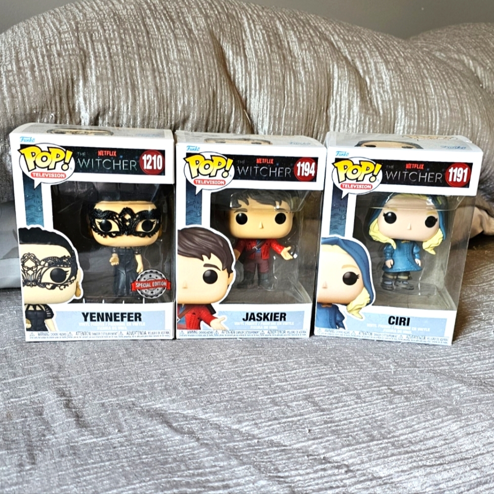 The Witcher Funko Pop Lot NWT